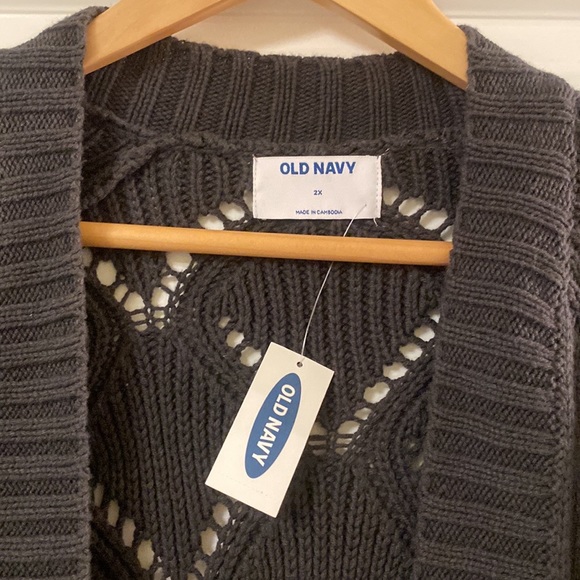 Old Navy. Dark Grey. Open Front cardigan. - Picture 6 of 6